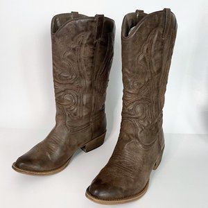 COCONUTS by Matisse | Women's Legend Embroidered Pull On Boots Size 9M